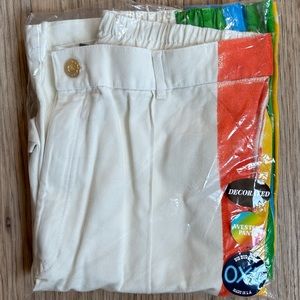 Big Bud Press Painted Stripe Western Pants, Off White, 0XL